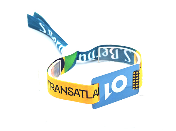 13.56MHz Music Festival RFID Weave Wristband HF Passive NFC Fabric Wristbands Bracelet_复制
