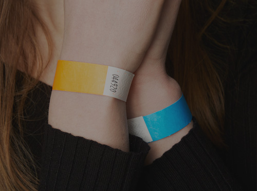 RFID Tyvek Wristbands